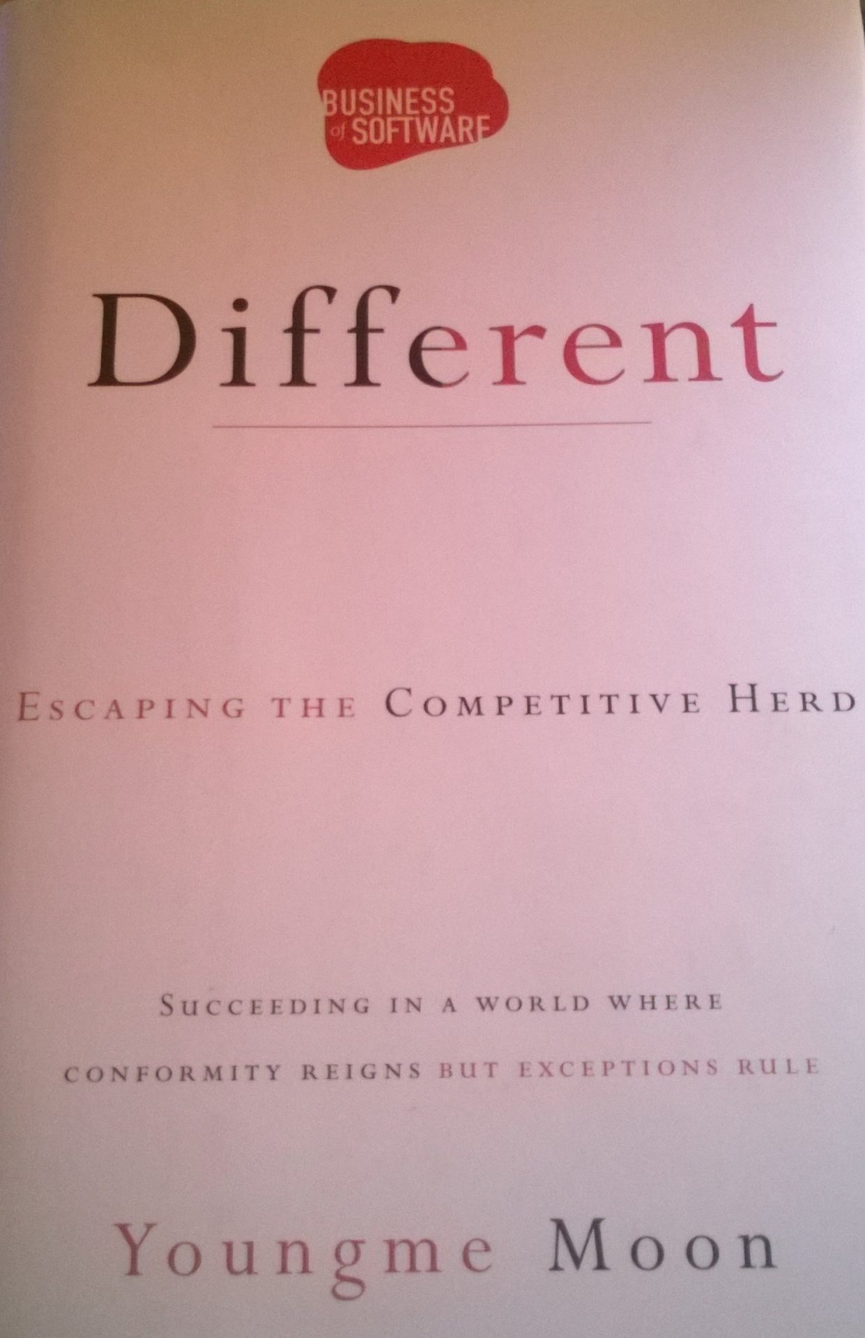 Different - Escaping the competitive herd