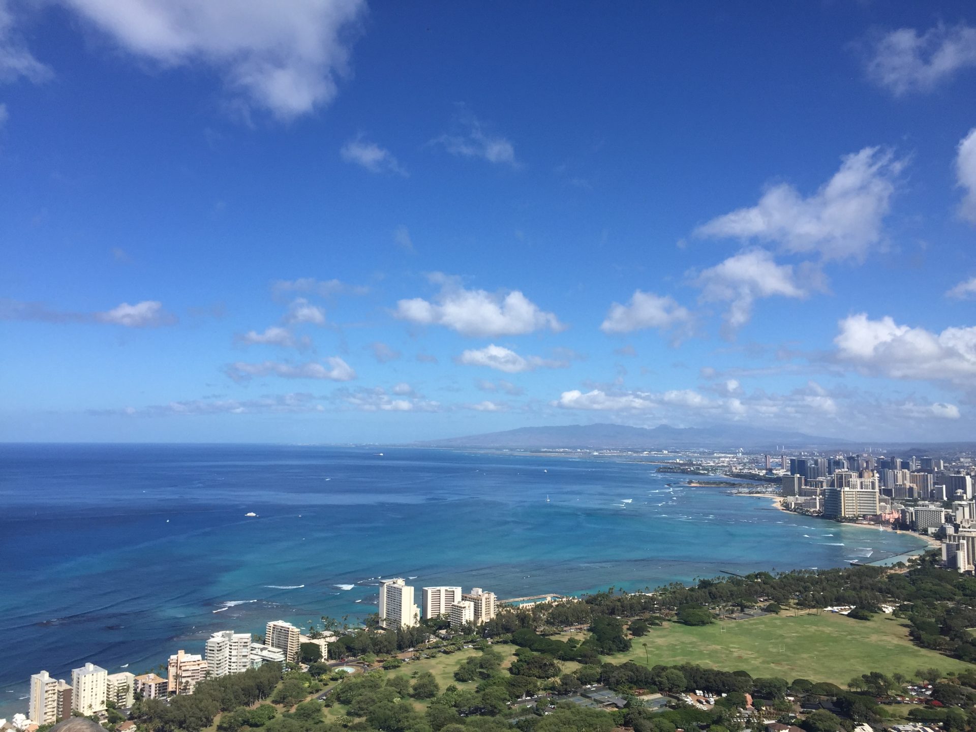 View from top of Diamond Head