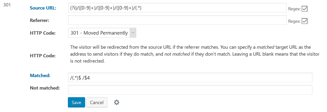 Remove dates from WordPress Permalinks