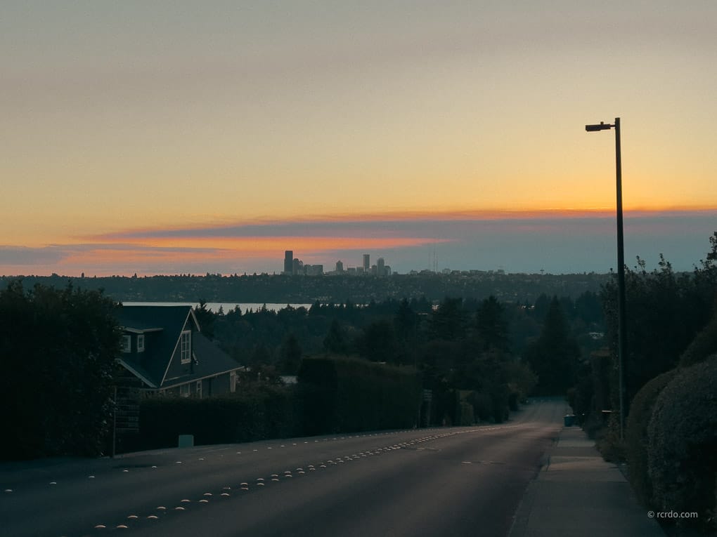 View of Seattle from Bellevue, WA Sep 2025