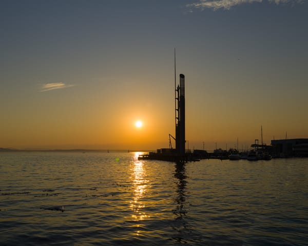 Sunset on Seattle's Elliott Bay