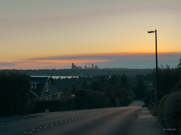 View of Seattle from Bellevue, WA Sep 2025