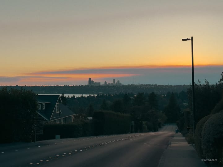 View of Seattle from Bellevue, WA Sep 2025